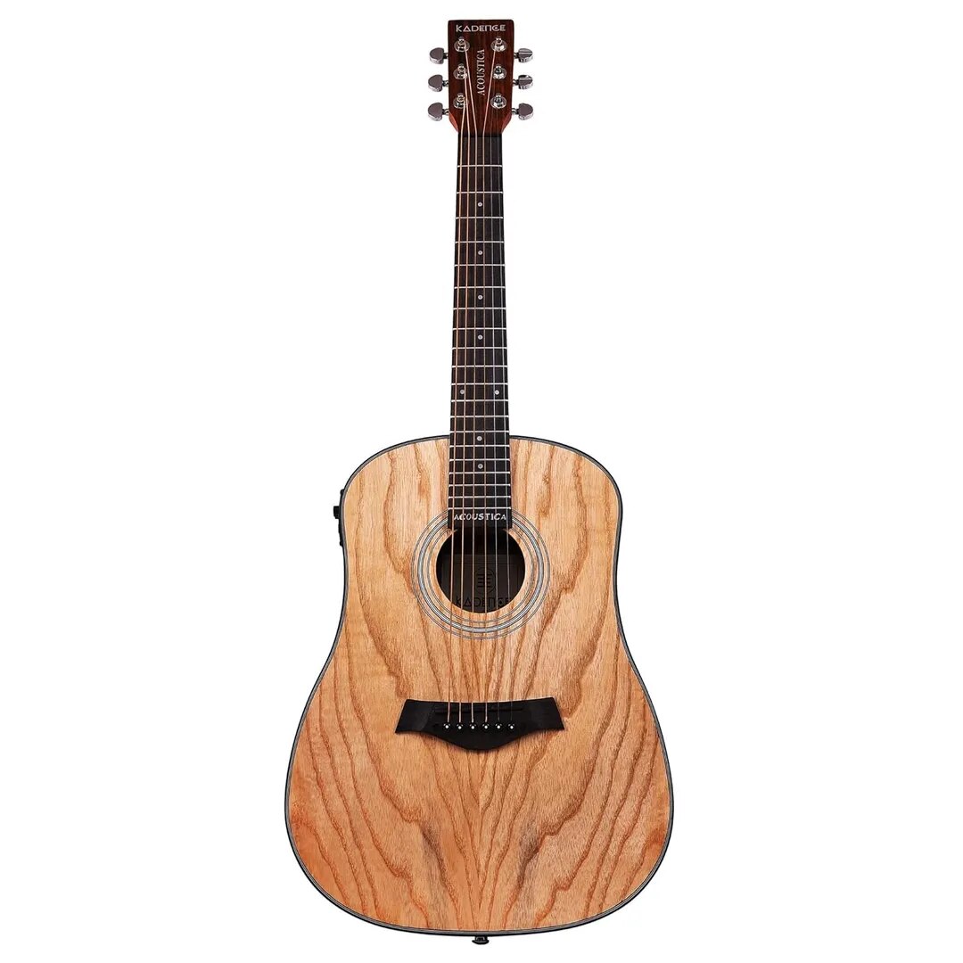 Acoustic-Electric Travel Guitar with Pickup image 1