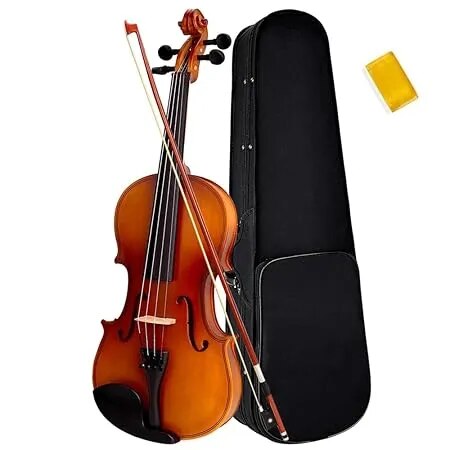 Violin 4/4 Classical Modern Maplewood Violin (Brown) image 1