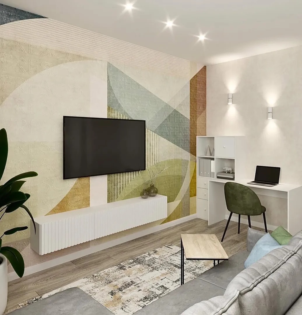 Modern TV Unit Furniture in Chennai | Premium TV Wall Designs for Indian Homes image 1