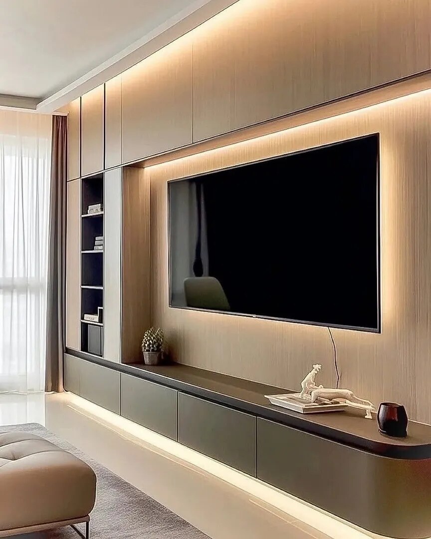 Stylish TV Units in Chennai | Modern TV Wall Designs & Custom Furniture India image 1