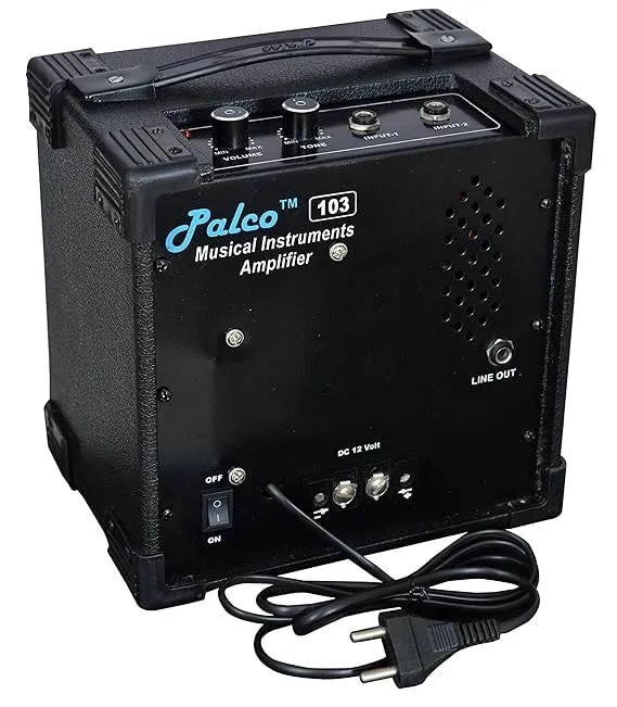 PALCO M-103 Musicial Instrument Guitar,Mic Amplifier, Black image 1