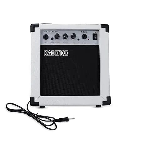 Kadence 10W Guitar Amplifier – Portable Electric Guitar Amp with Clean & Overdrive Modes, EQ Controls, and Aux Input image 1