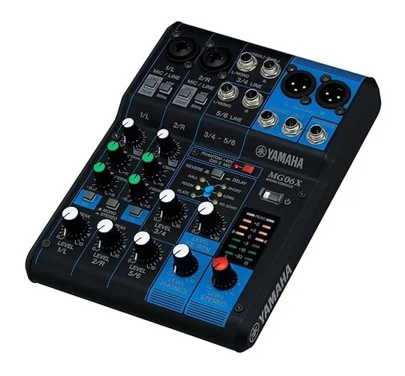 Yamaha MG06X 6-Input Compact Stereo Mixer image 1