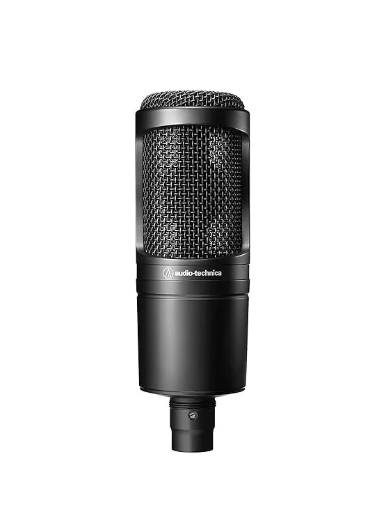 Audio-Technica AT2020 Cardioid Condenser Studio XLR Microphone image 1