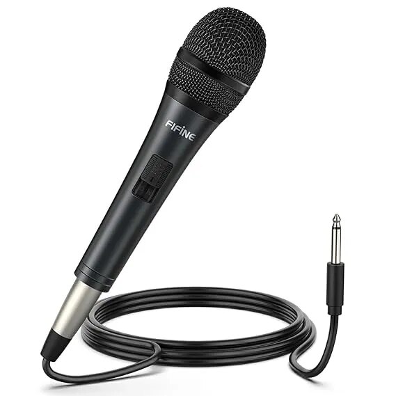 Karaoke Microphone,Fifine Dynamic Vocal Microphone for Speaker image 1