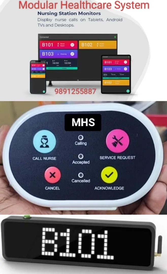 Wireless Nursing Call Bell System image 1