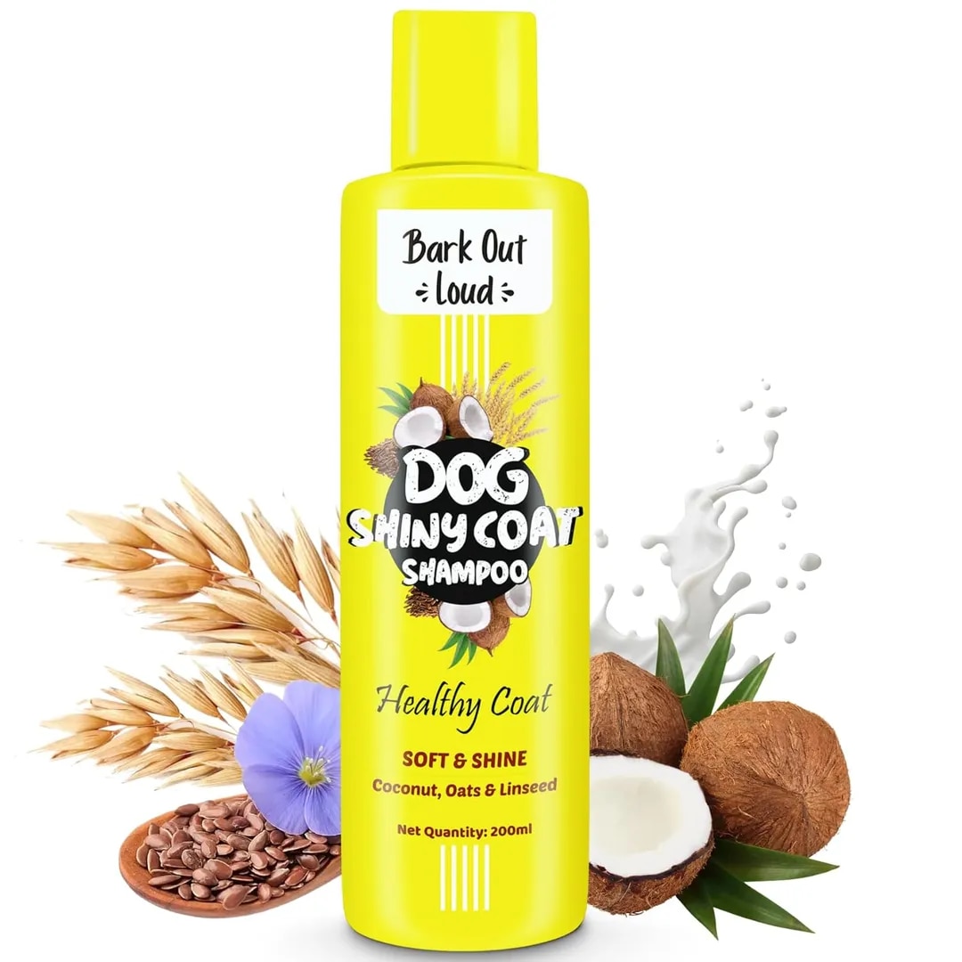 Bark Out Loud Dog Shampoo Shiny Coat 200ML image 1