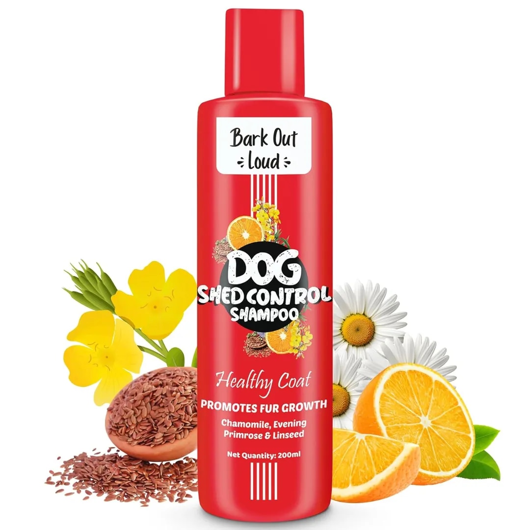 Bark Out Loud Dog Shampoo Shed Control 200ML image 1