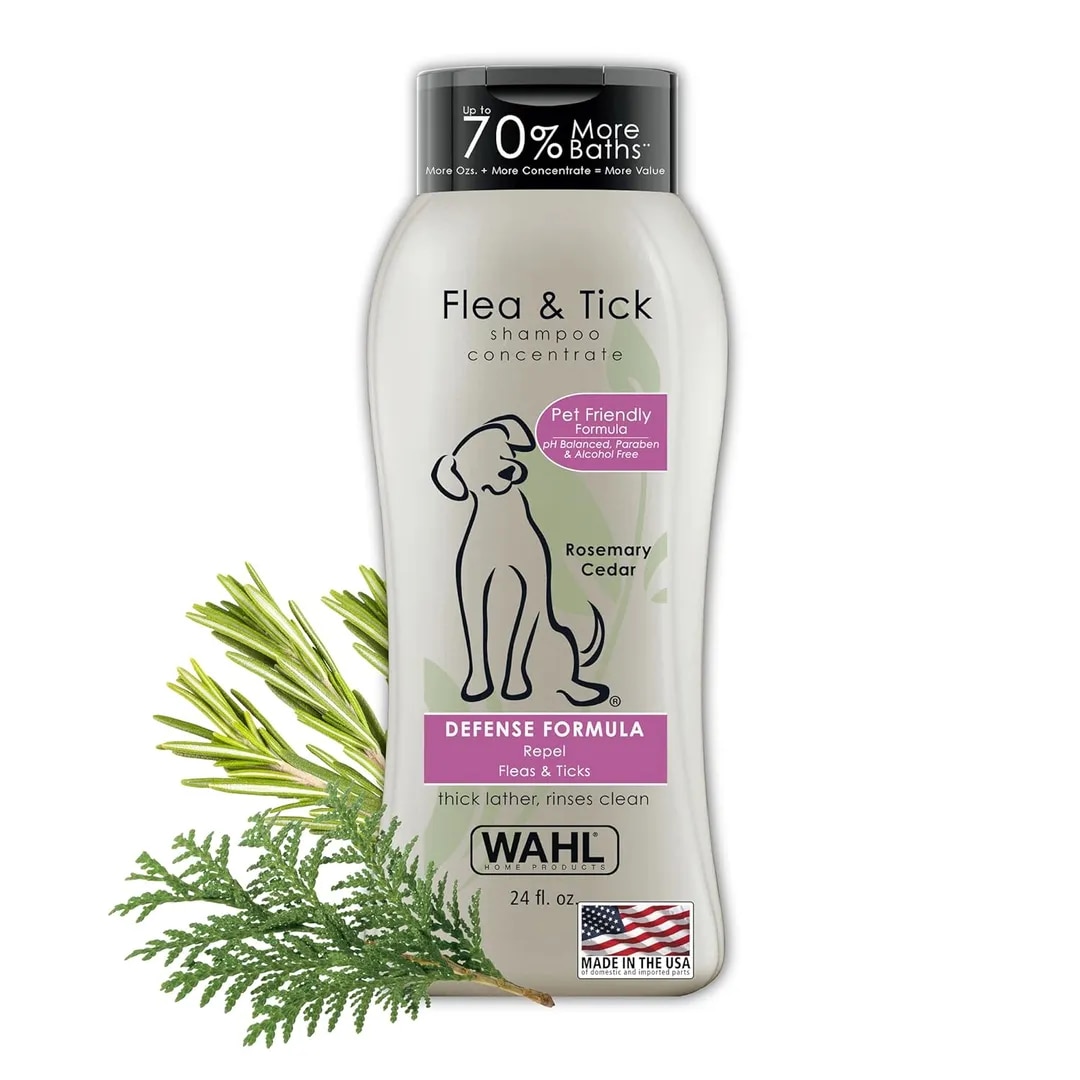 Wahl Flea & Tick Shampoo Concentrate 700ML image 1