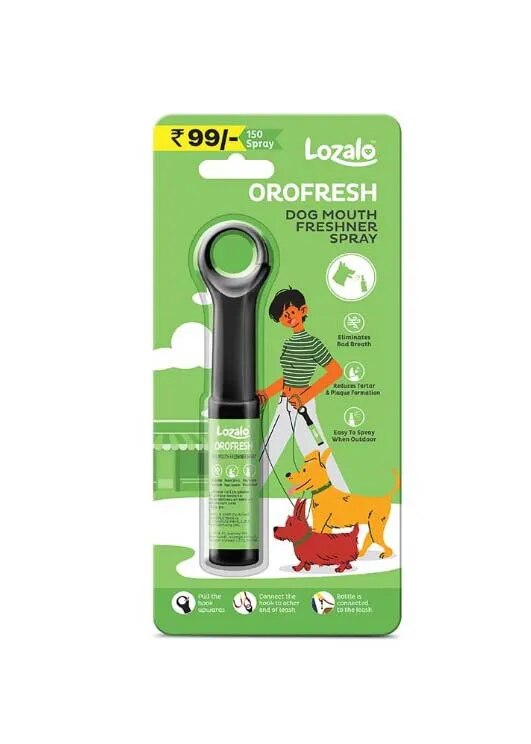 Lozalo Ofofresh Dog Mouth Freshner Spray 22ML image 1