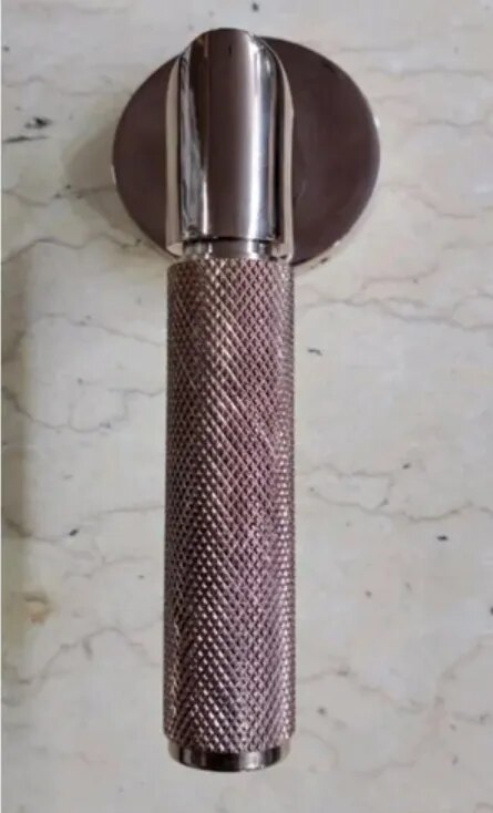 8inch Rose Gold Brass Mortise Door Handle image 1