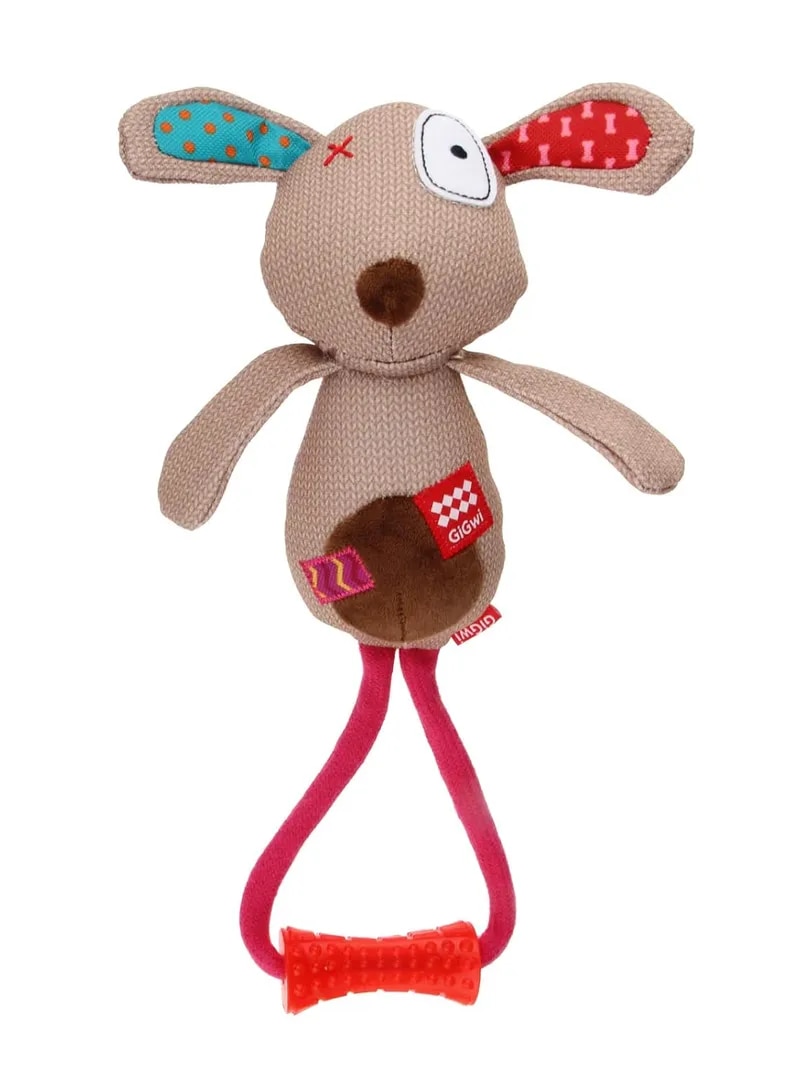 GiGwi Plush Friendz Johnny Stick Tug image 1