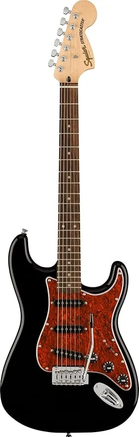 Fender Fsr Affinity Strat Laurel Tortoiseshell Pickguard Black 378007506 image 1