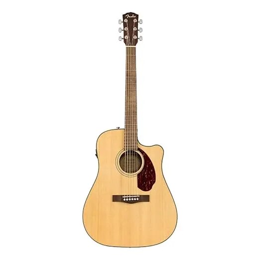 Fender 0970213321(CD-140SCE Dreadnought, Walnut Fingerboard, Natural w/case) image 1