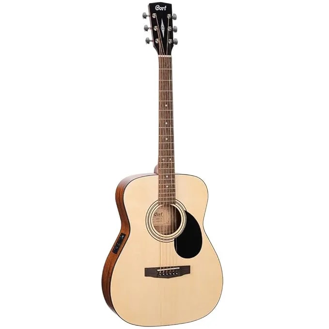 Cort Mahogany Acoustic Guitar with Electronics AF510E-OP image 1