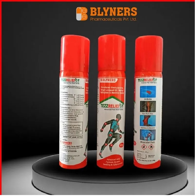 TEZZ RELIEF ADVANCED SPRAY 55 GM image 1