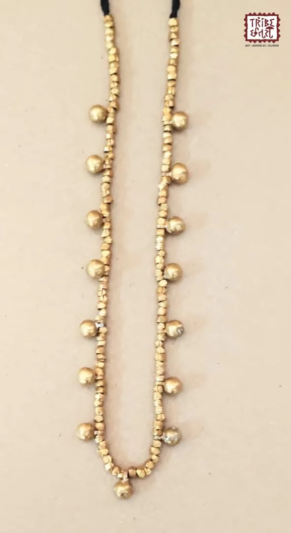 Dhokra Bead Necklace image 1