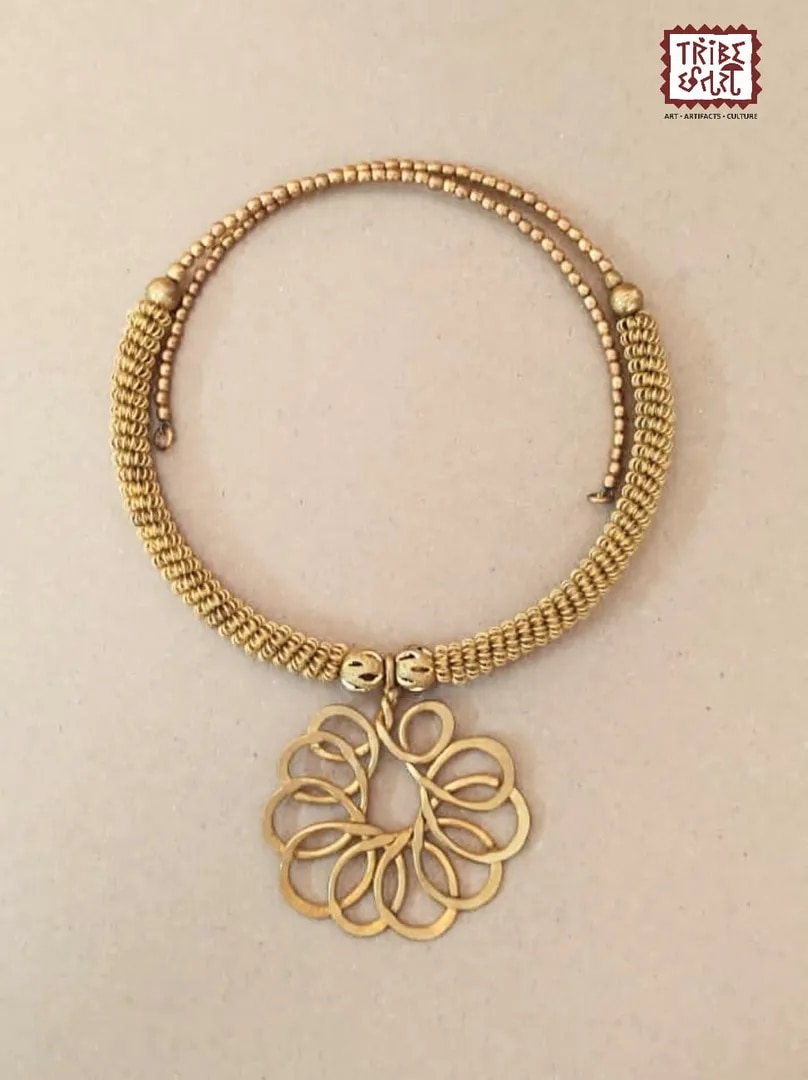Dhokra Hand Made Trendy Necklace image 1