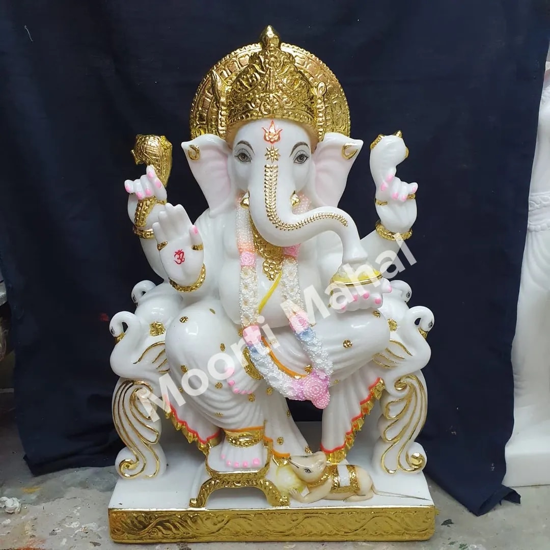 Marble Ganesha Statue image 1