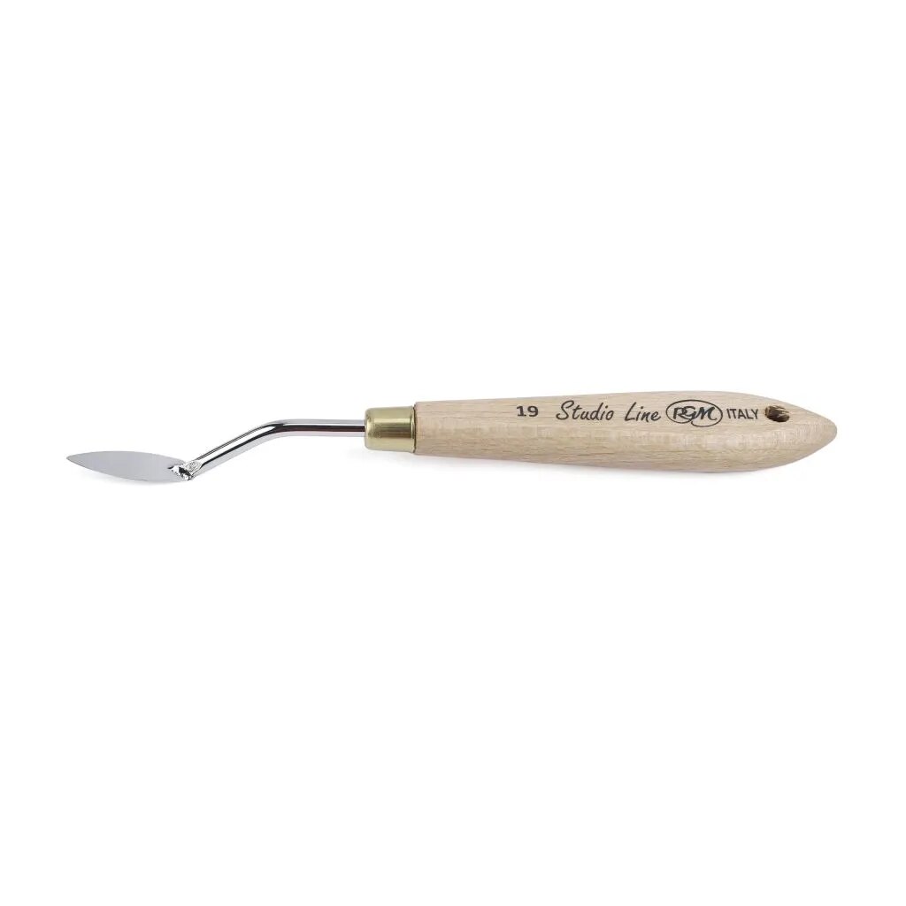 RGM - NEW STUDIO LINE - PAINTING PALETTE KNIFE - WOODEN HANDLE - DESIGN 19 image 1
