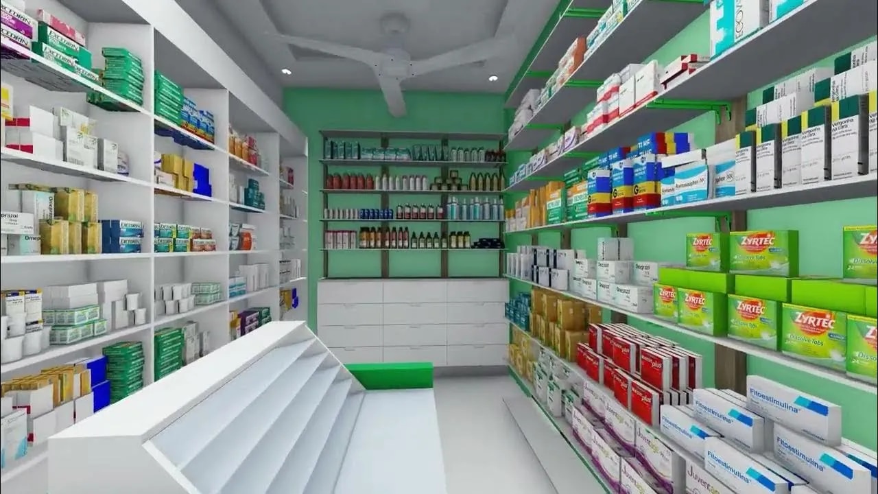 Pharmacy & Medical Store Interior Design in Chennai – Organized, Hygienic & Functional Spaces image 1