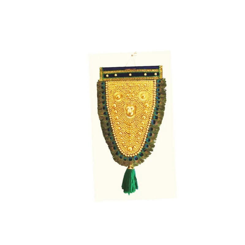 Nettipattam with peacock feather online (Total height 2.5 feet ) image 1