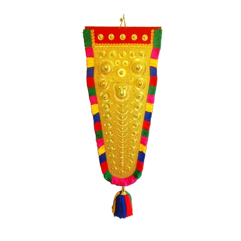 Wall Decor Nettipattam/ Elephant Caparison(Total Height 8 Feet) image 1