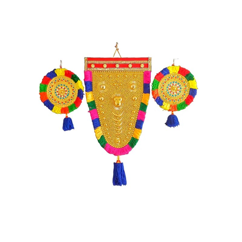 3 Feet nettipattam with Alavattam combo image 1