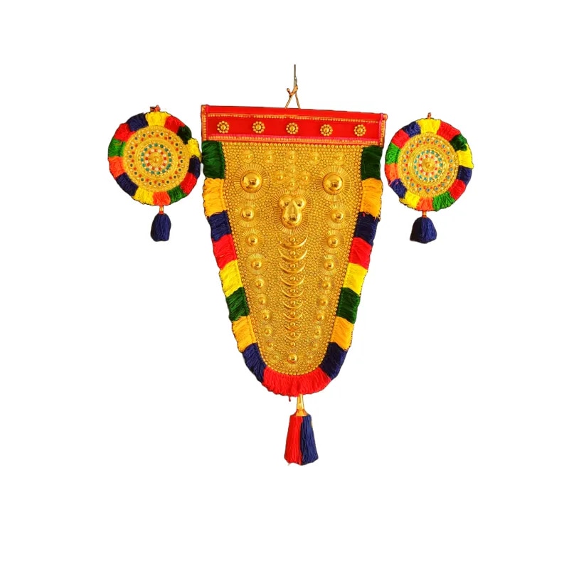 Nettipattam with Alavattam Combo (Total height 4 feet) image 1