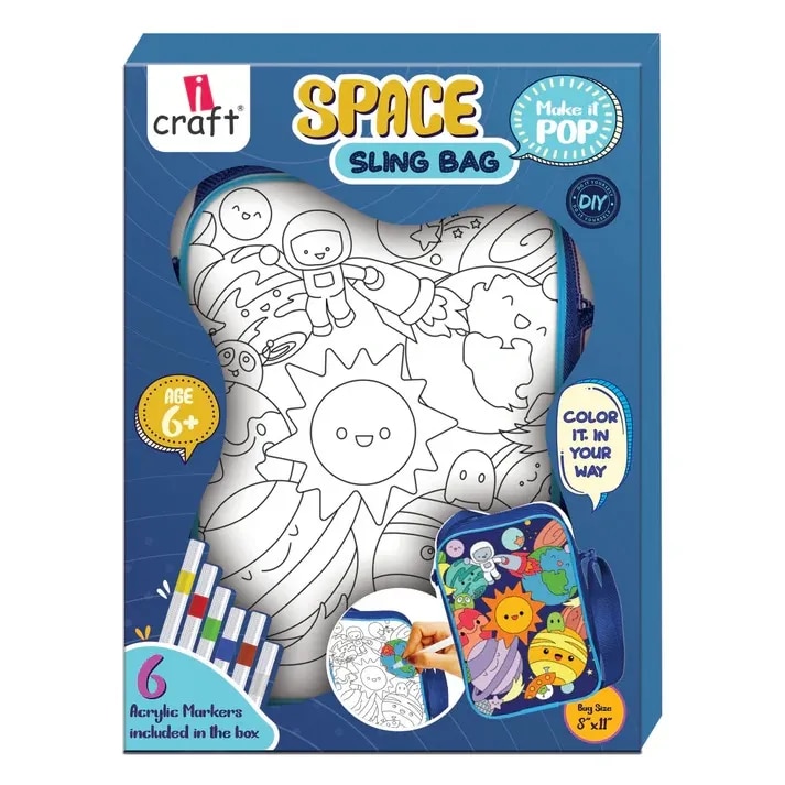 I Craft SPACE DIY Sling Bag for Kids image 1