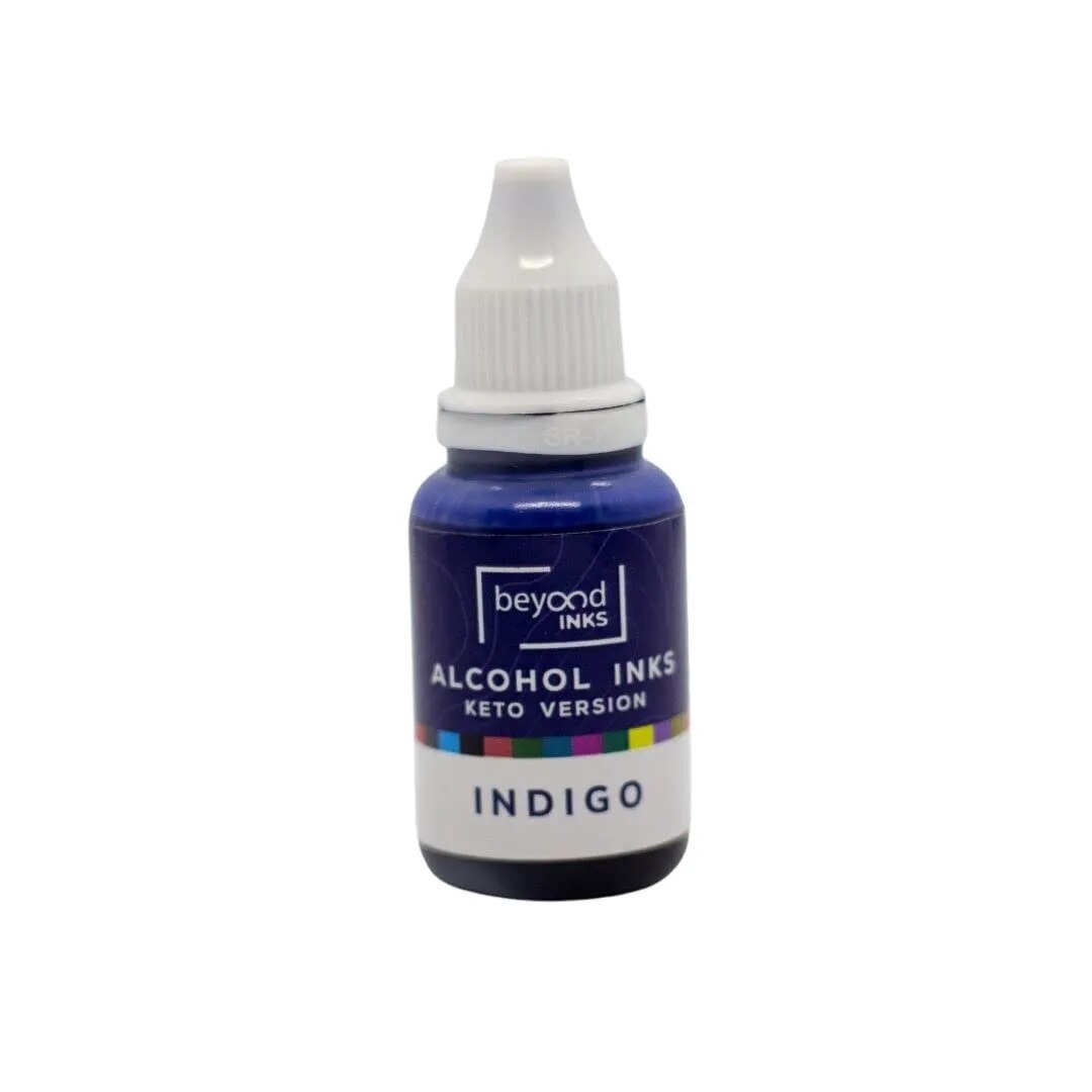 BEYOND INKS - ALCOHOL INKS - INDIGO - BOTTLE OF 20 ML image 1