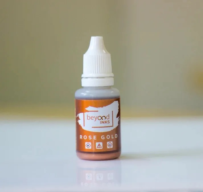 BEYOND INKS - ALCOHOL INKS - ROSE GOLD - BOTTLE OF 20 ML image 1