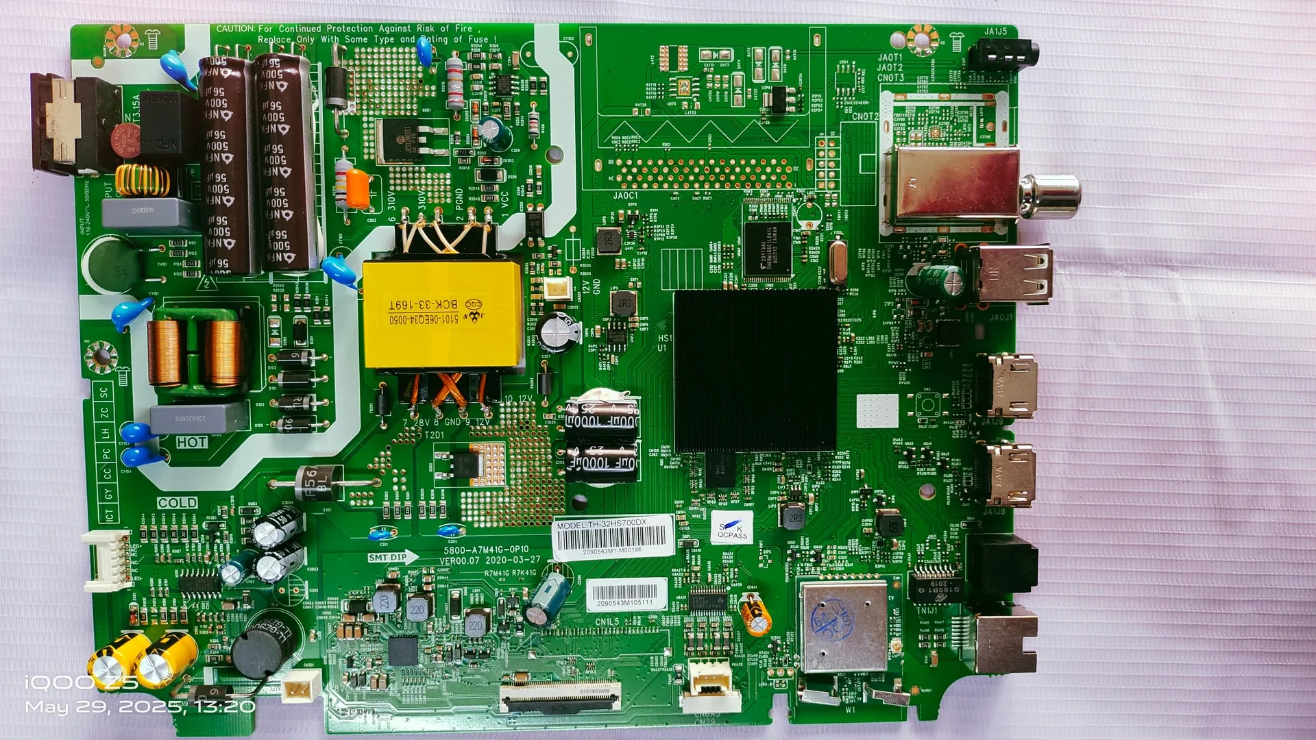 Panasonic TH-32HX700DX Android Main Board , Mother Board, Combo Board #WB04 image 1