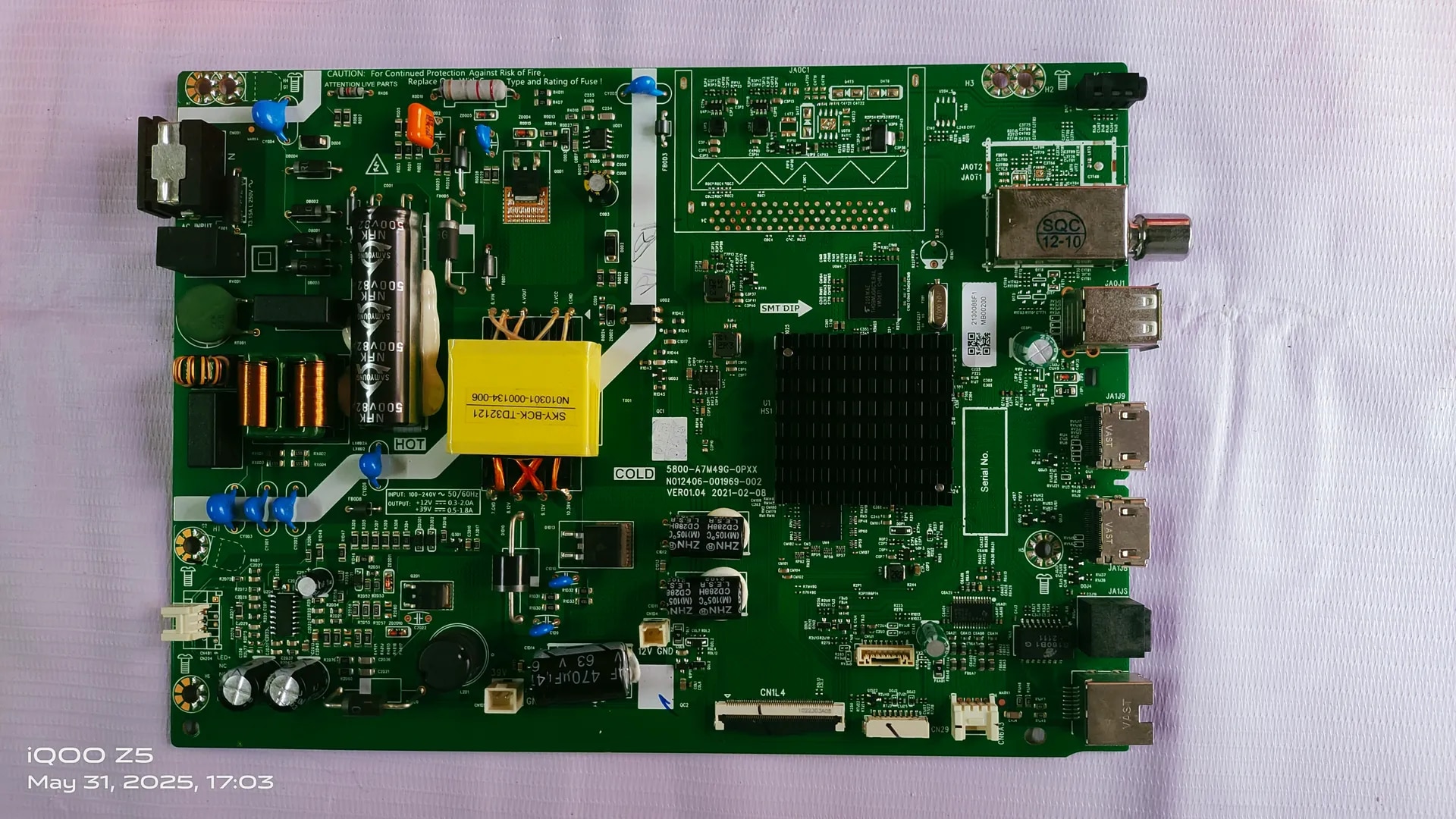 ONEPLUS FHD 40FA1A00 ANDROID New BOARD, MOTHER BOARD, MAIN BOARD #WB01 image 1