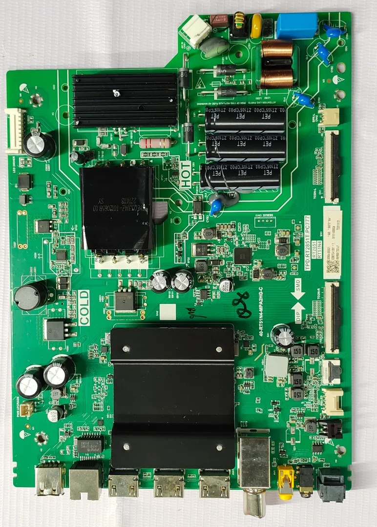 TCL/IFFALCON ANDROID MAIN BOARD,MOTHER BOARD,COMBO BOARD TPD.RT2851T.PC777 RT2851 RT51N4 #WB010 image 1