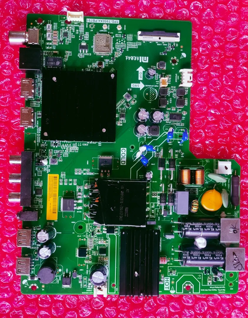 MI REDMI XIAOMI TPD.T950X4.PB791 ANDROID MAIN BOARD, ANDROID MOTHER BOARD, ANDROID COMBO BOARD, #WB12 image 1