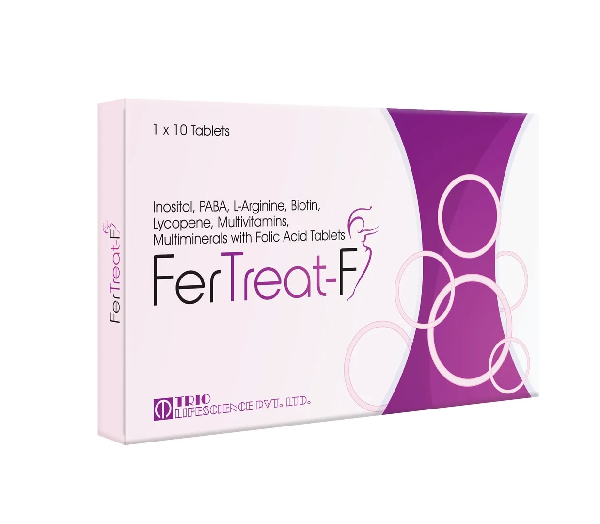 Inositol, PABA,L-Arginine, Biotin, Lycopene, Multivitamins, Multiminerals with Folic Acid Tablets image 1