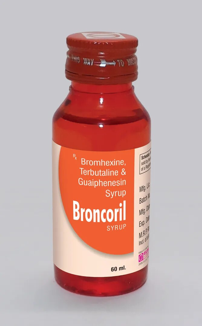 Bromhexine, Terbutaline & Guaiphenesin Syrup image 1