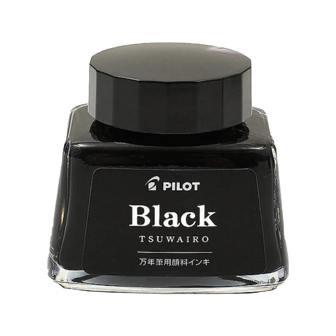 Pilot Fountain Pen Tsuwairo Black Ink Bottle - 30ml image 1