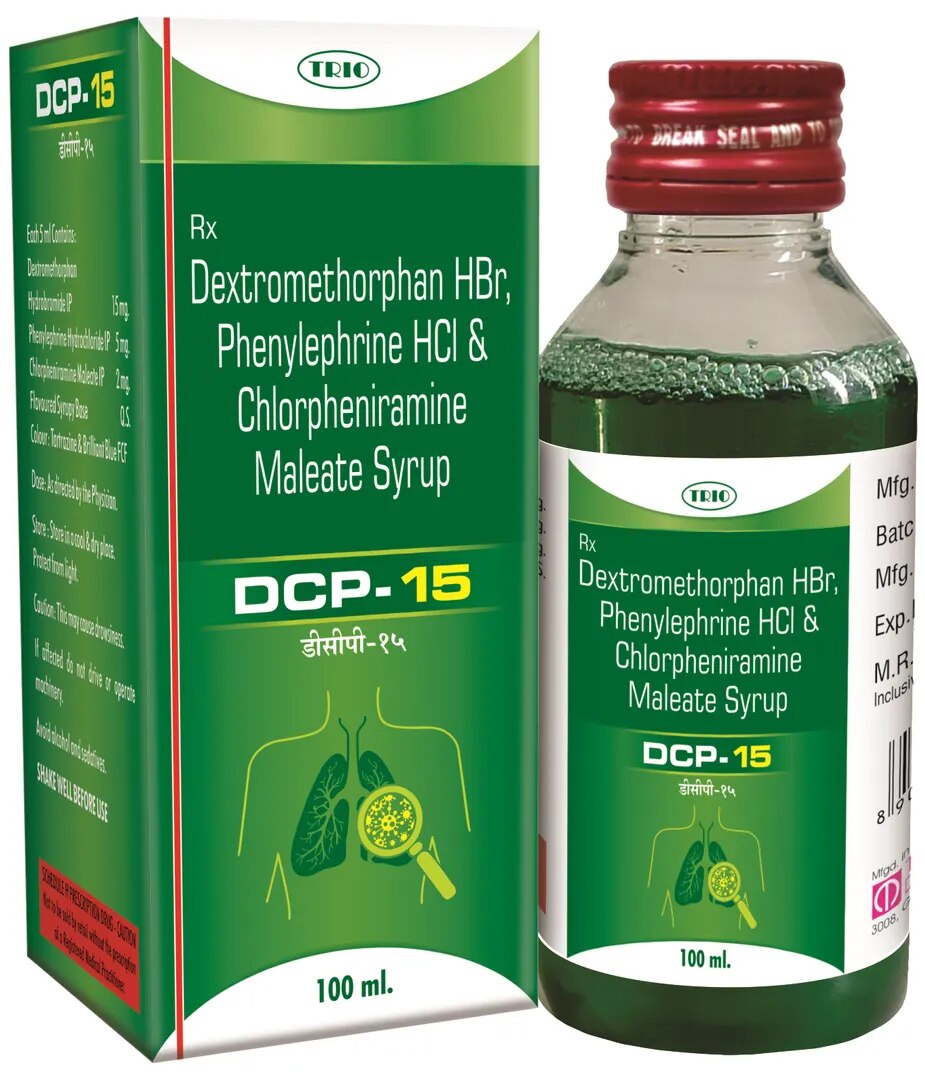 Dextromethorphan, Phenylephrine & Chlorpheniramine maleate Syrup image 1