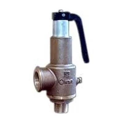 Q-121 – Qinn BRONZE SPRING LOADED SAFETY VALVE OPEN DISCHARGE image 1