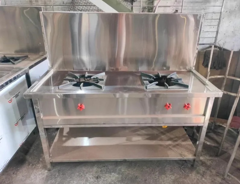 Two Burner Commercial Gas Stove image 1