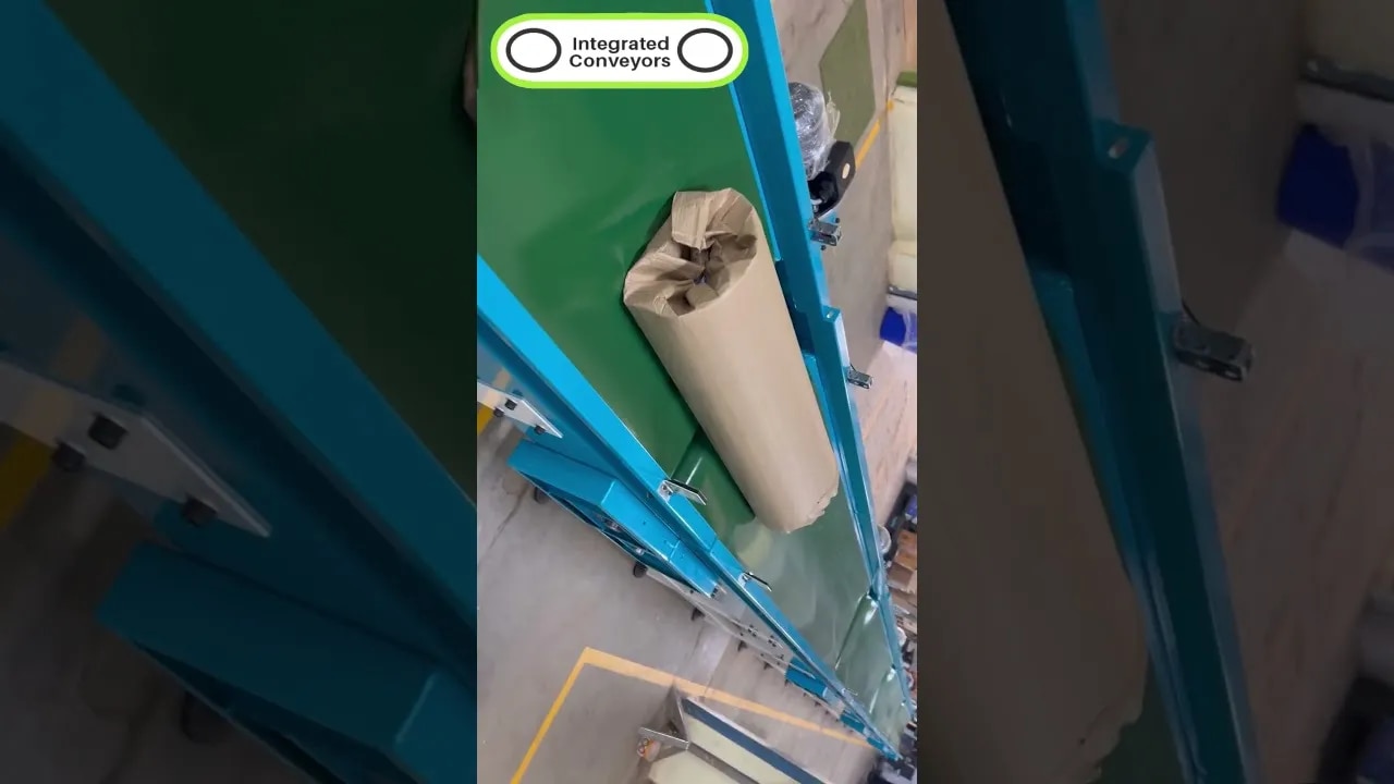TROUGH BELT CONVEYOR - FABRIC COTTON ROLL image 1