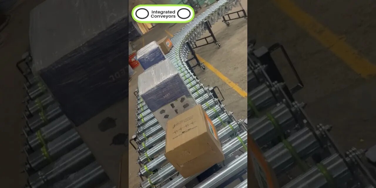 FLEXIBLE EXPANDABLE POWERED ROLLER CONVEYOR image 1