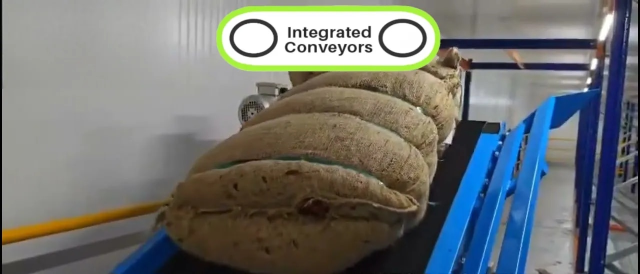 COLD STORAGE BELT CONVEYOR SYSTEMS image 1