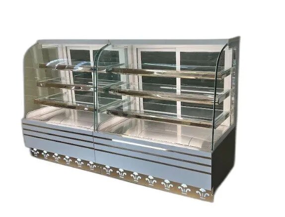 SS Curved Glass Display Counter image 1