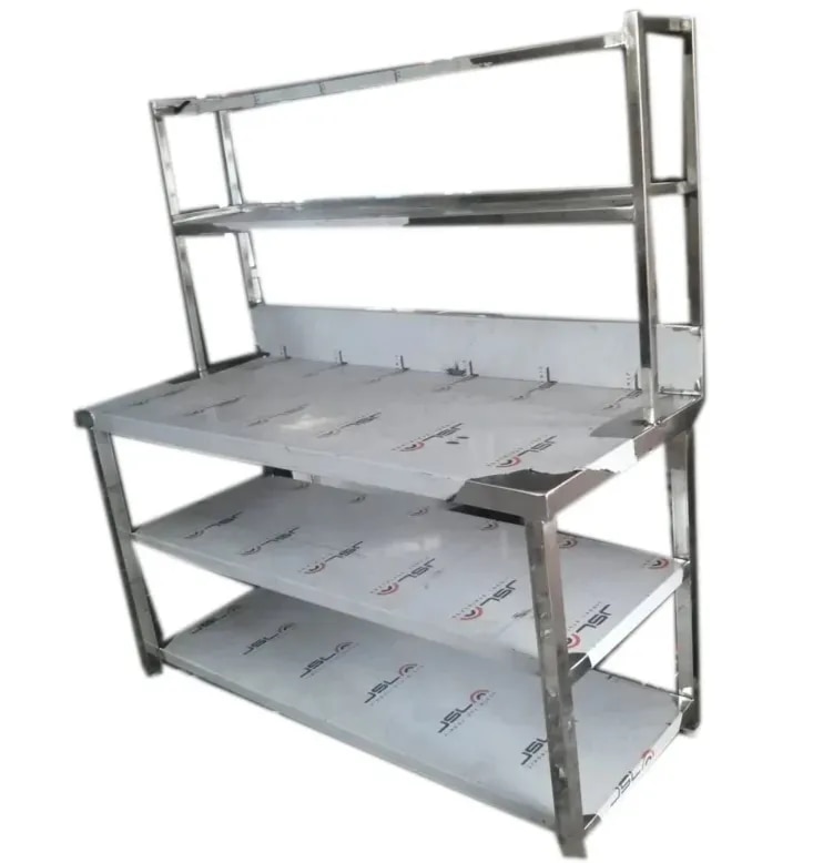 Working Table With Overshelves image 1