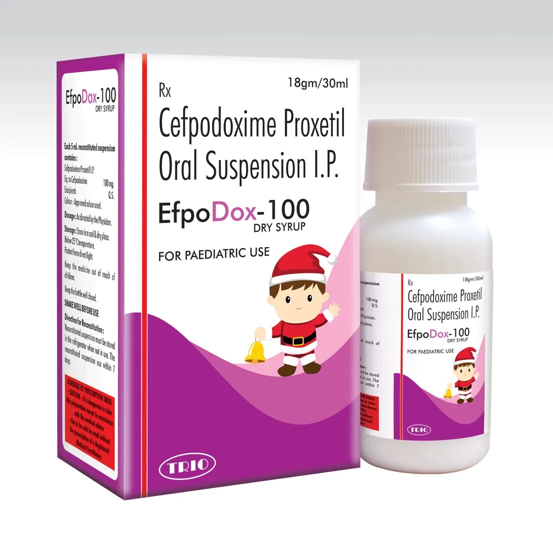 Cefpodoxime Proxetil 100 mg / 5 ml Dry syrup image 1