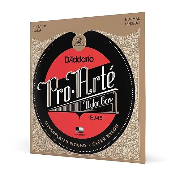 D'Addario EJ45 Pro-Arte Nylon Normal Tension Classical Guitar Strings image 1