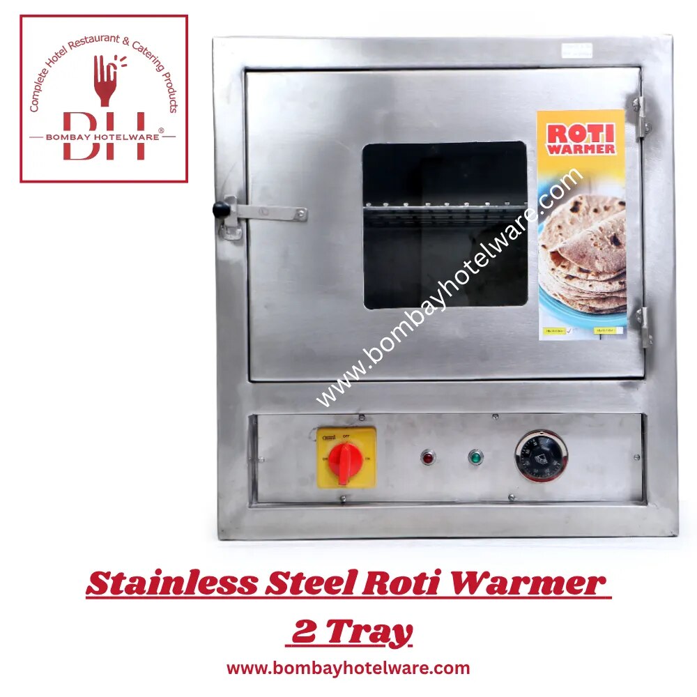 Stainless Steel Roti Warmer – 2 Tray image 1